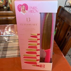 Paris Hilton Pink and Gold 13-Piece Cutlery Set